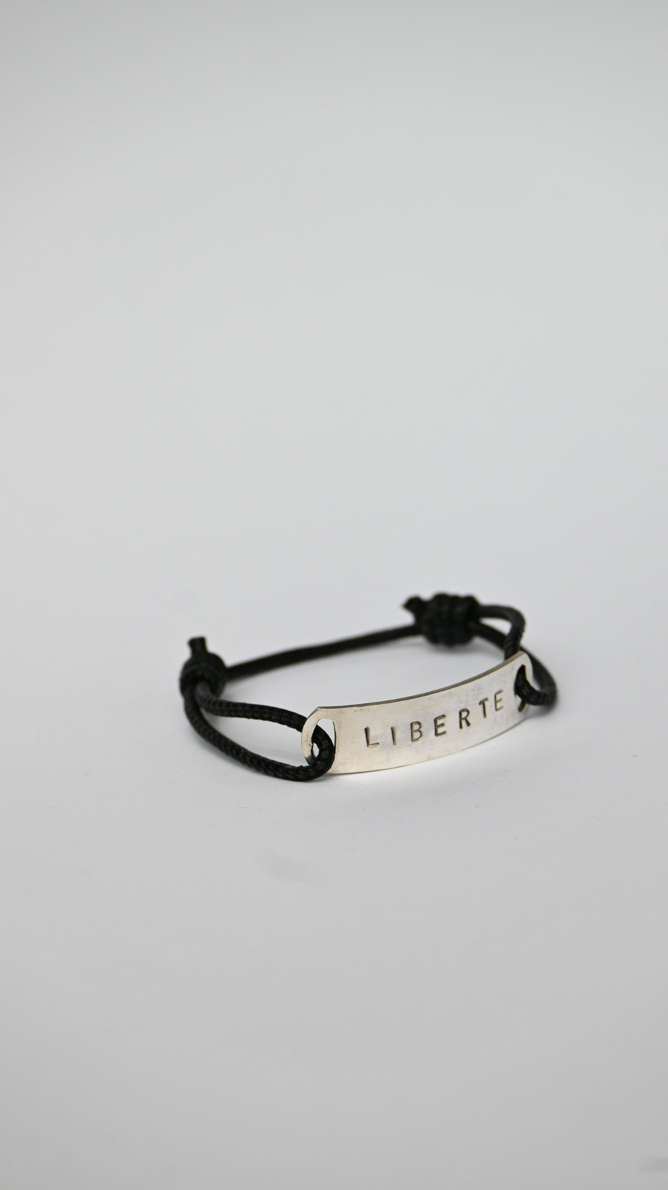 Pulsera Cuero Liberte Silver