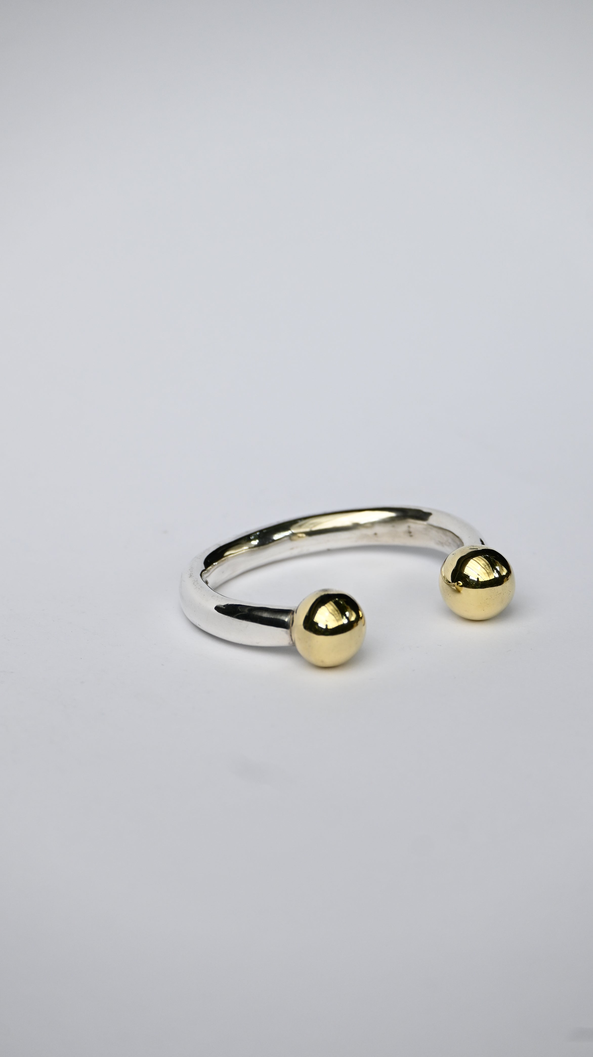 Esclava Tubo Silver Esferas Bronce