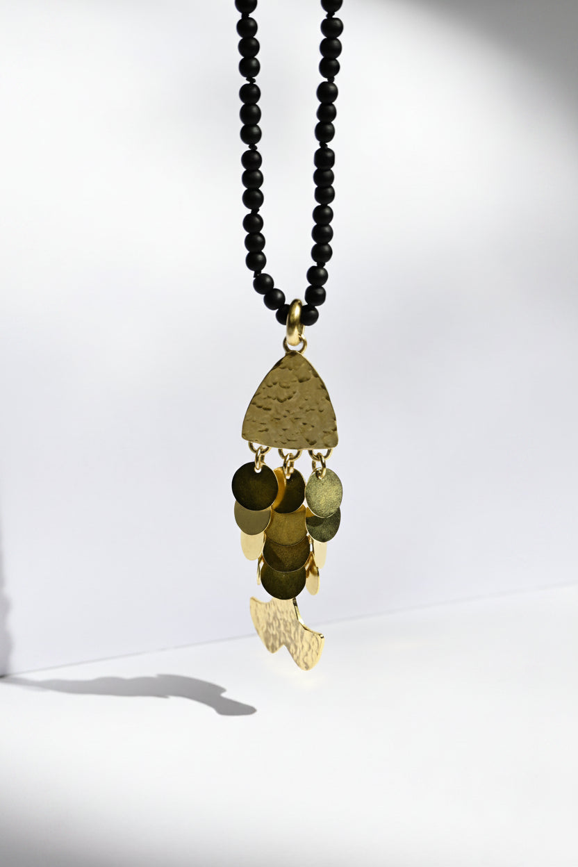 Colgante Pescado Bronce