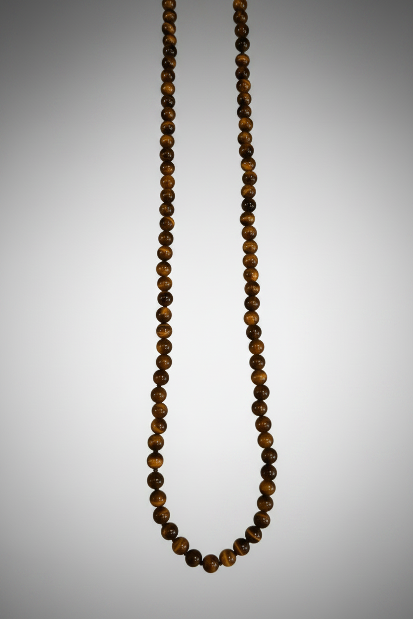 Collar Ojo De Tigre 6mm
