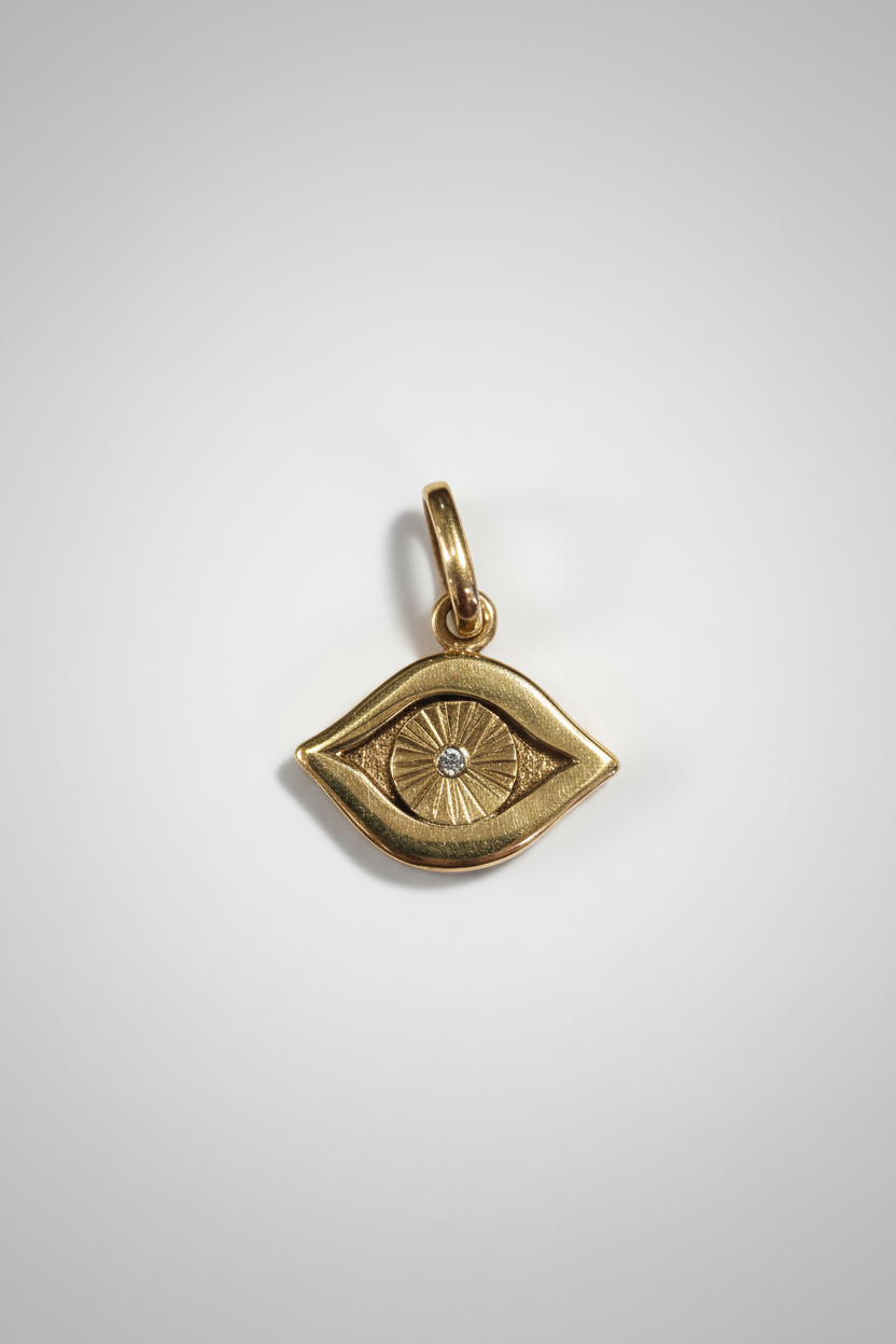 Colgante Ojo M Bronce