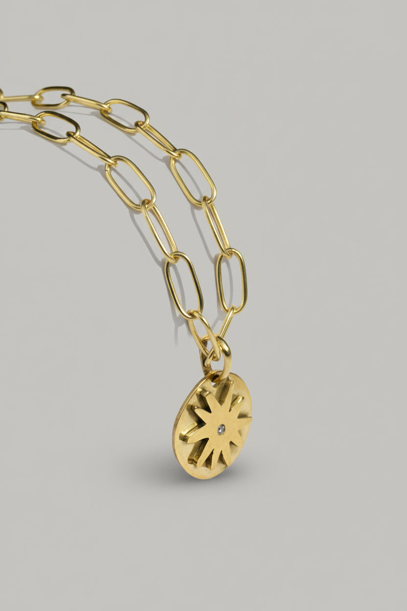 Medalla Sol Circón Bronce