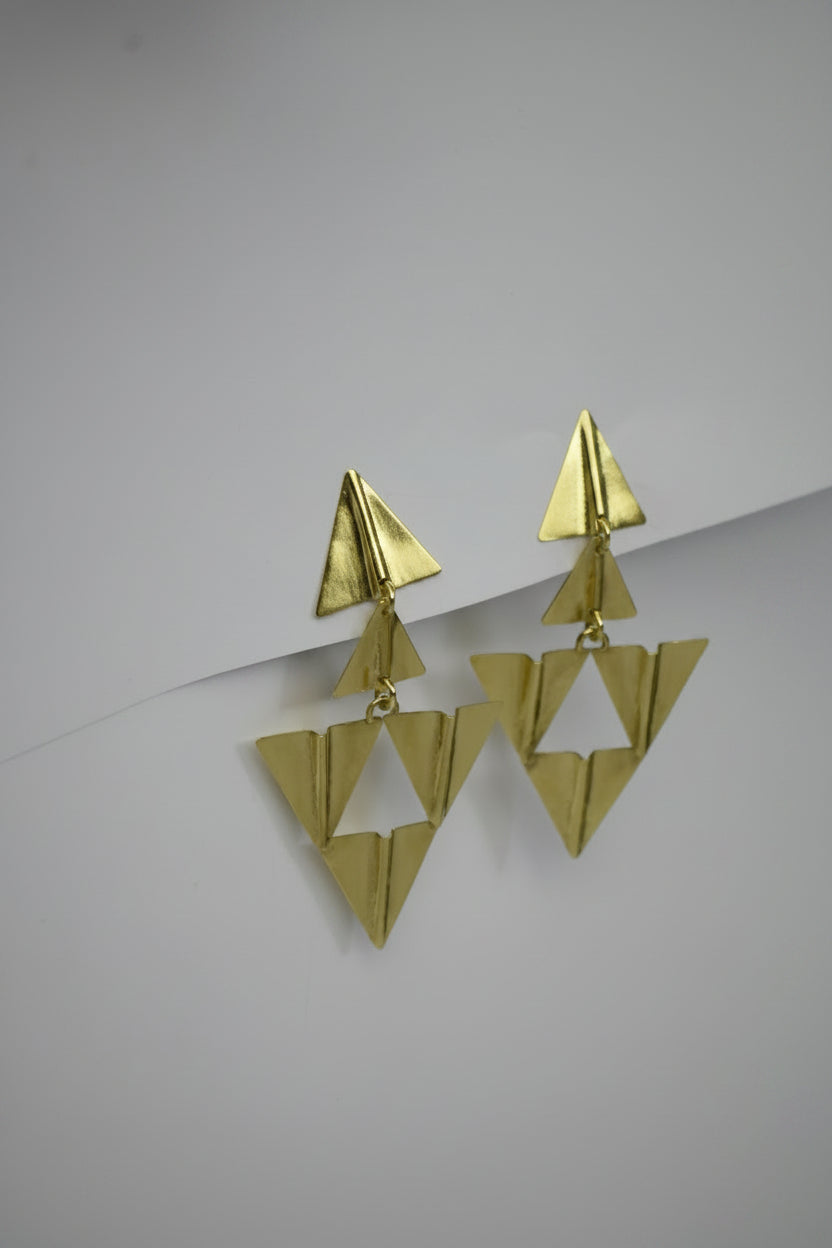 Aros Triángulos S Bronce