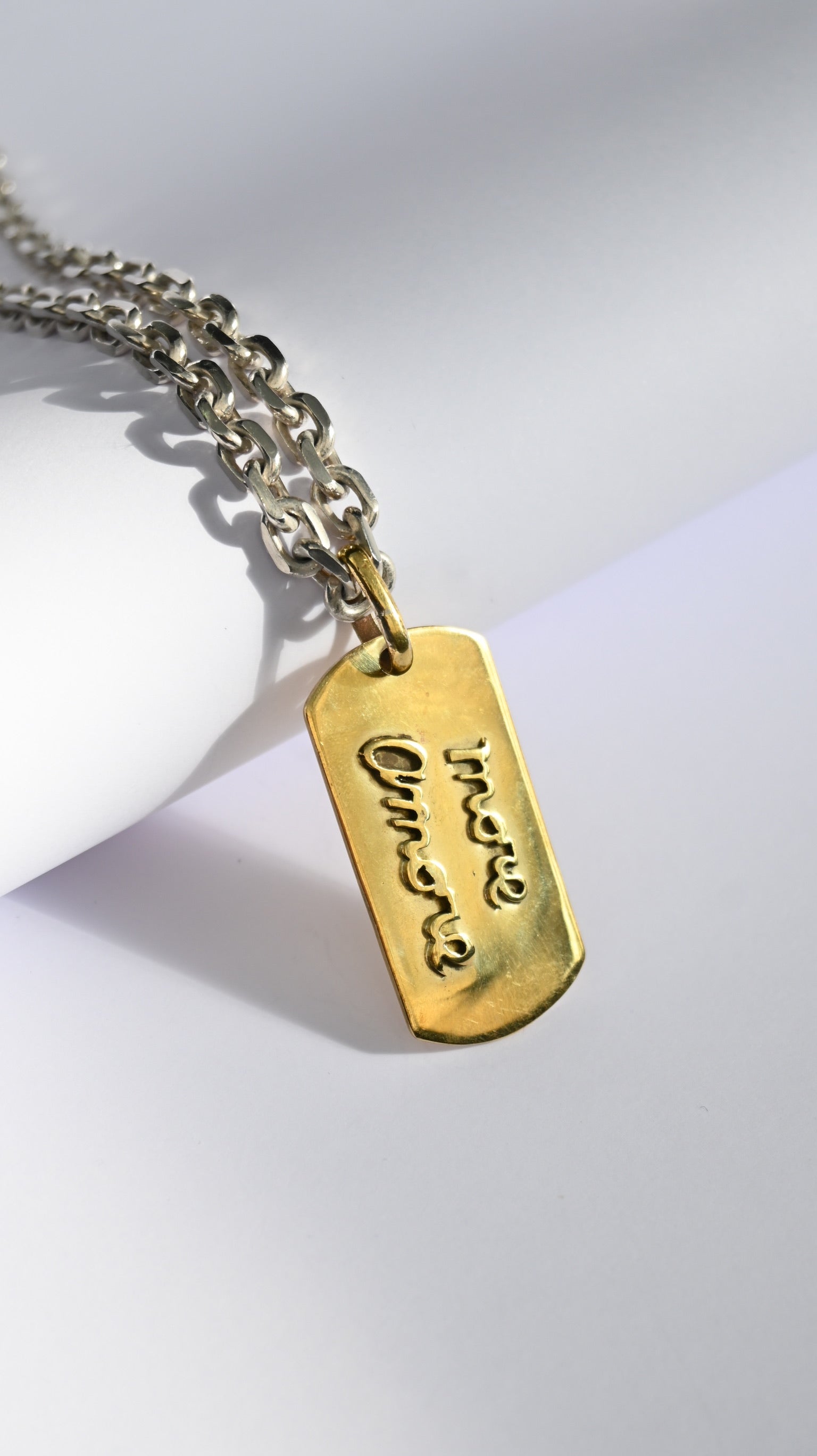 Placa More Amore Bronce