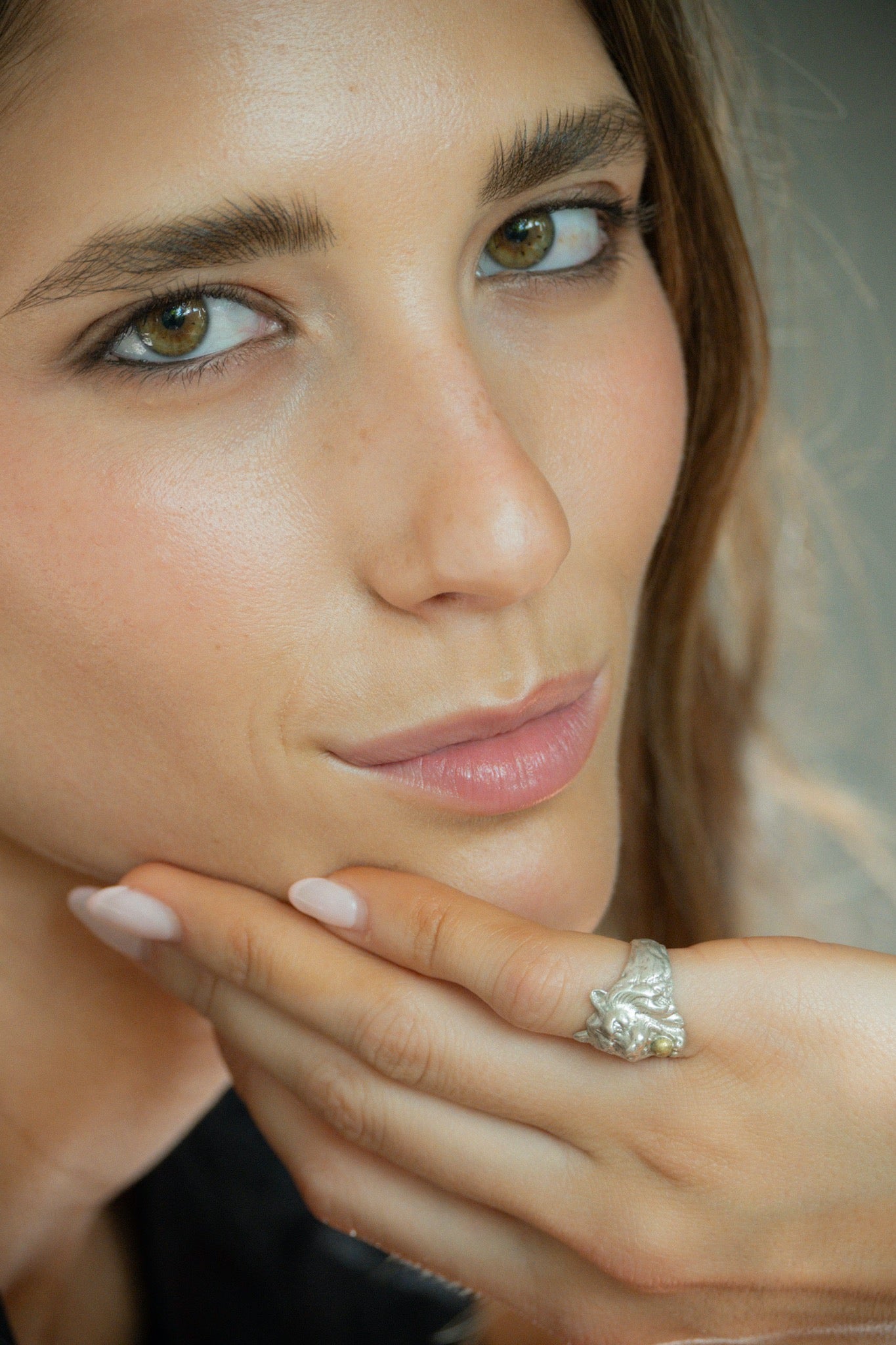 Anillo León S Silver