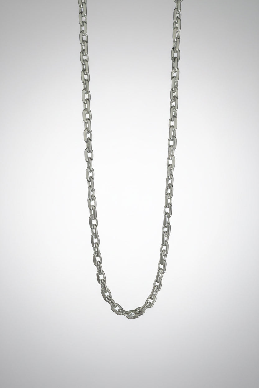 Cadena Limada M + Plata