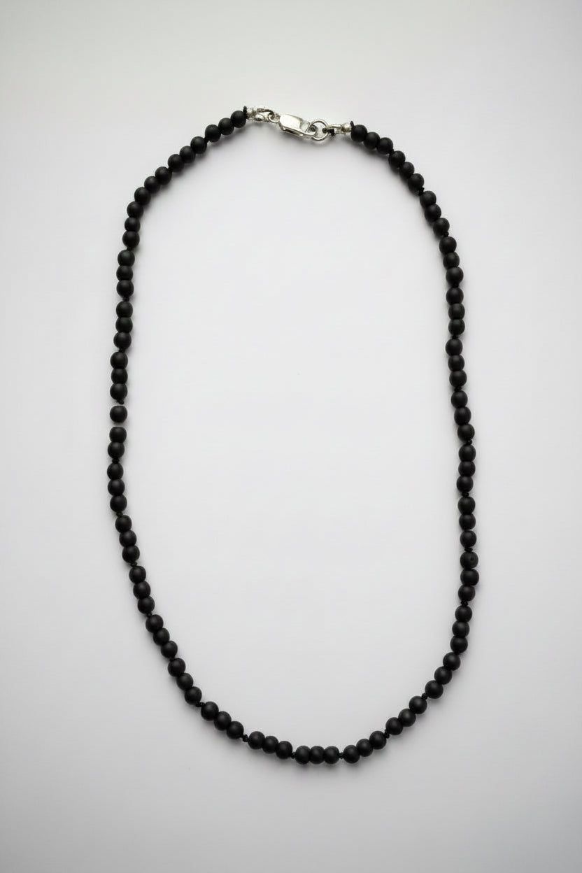 Collar Ónix Opaco 4mm