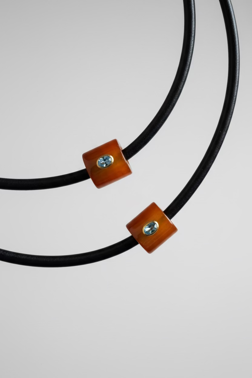 Collar  Totem Agata Cornalina