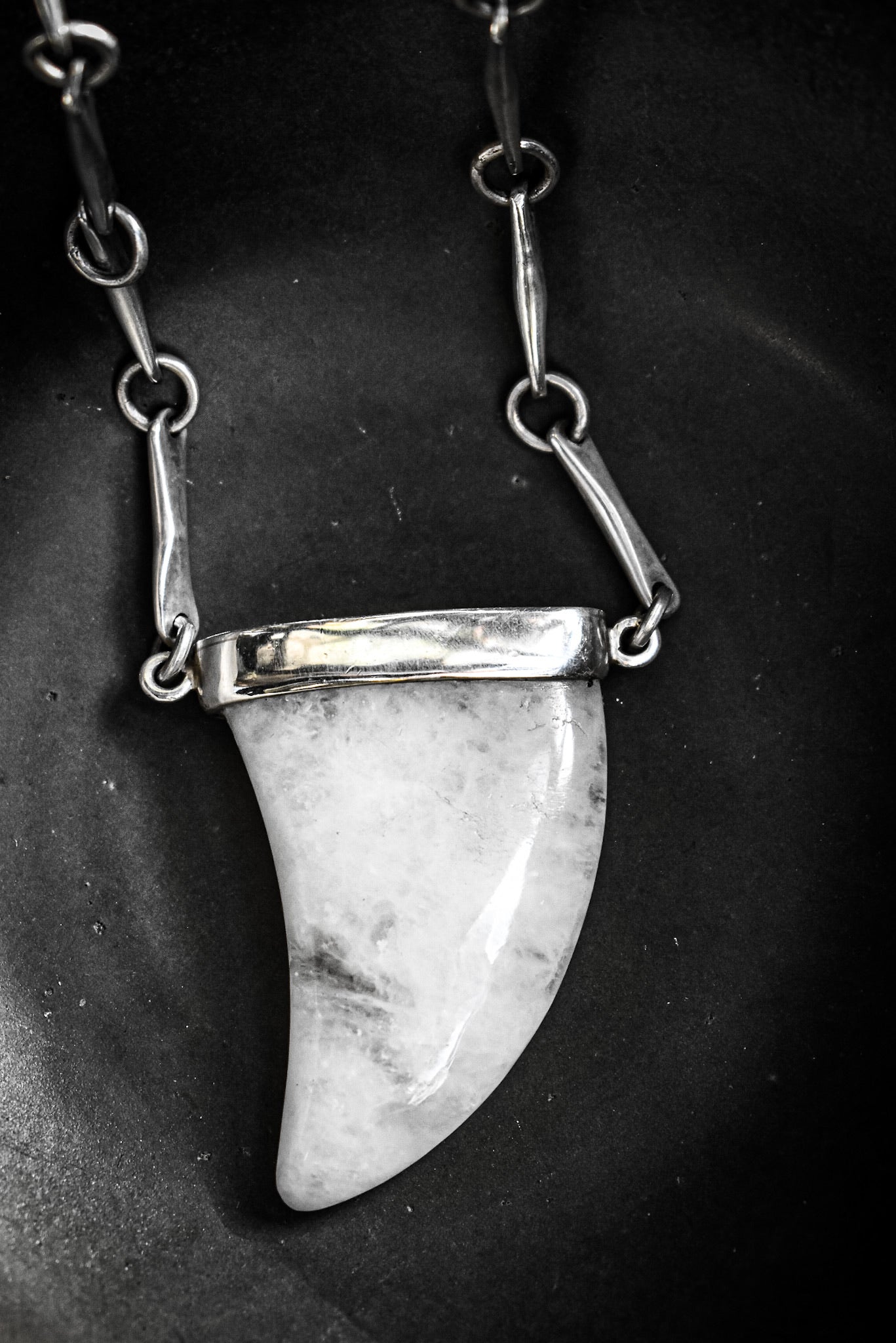 Collar Punta Cuarzo Silver