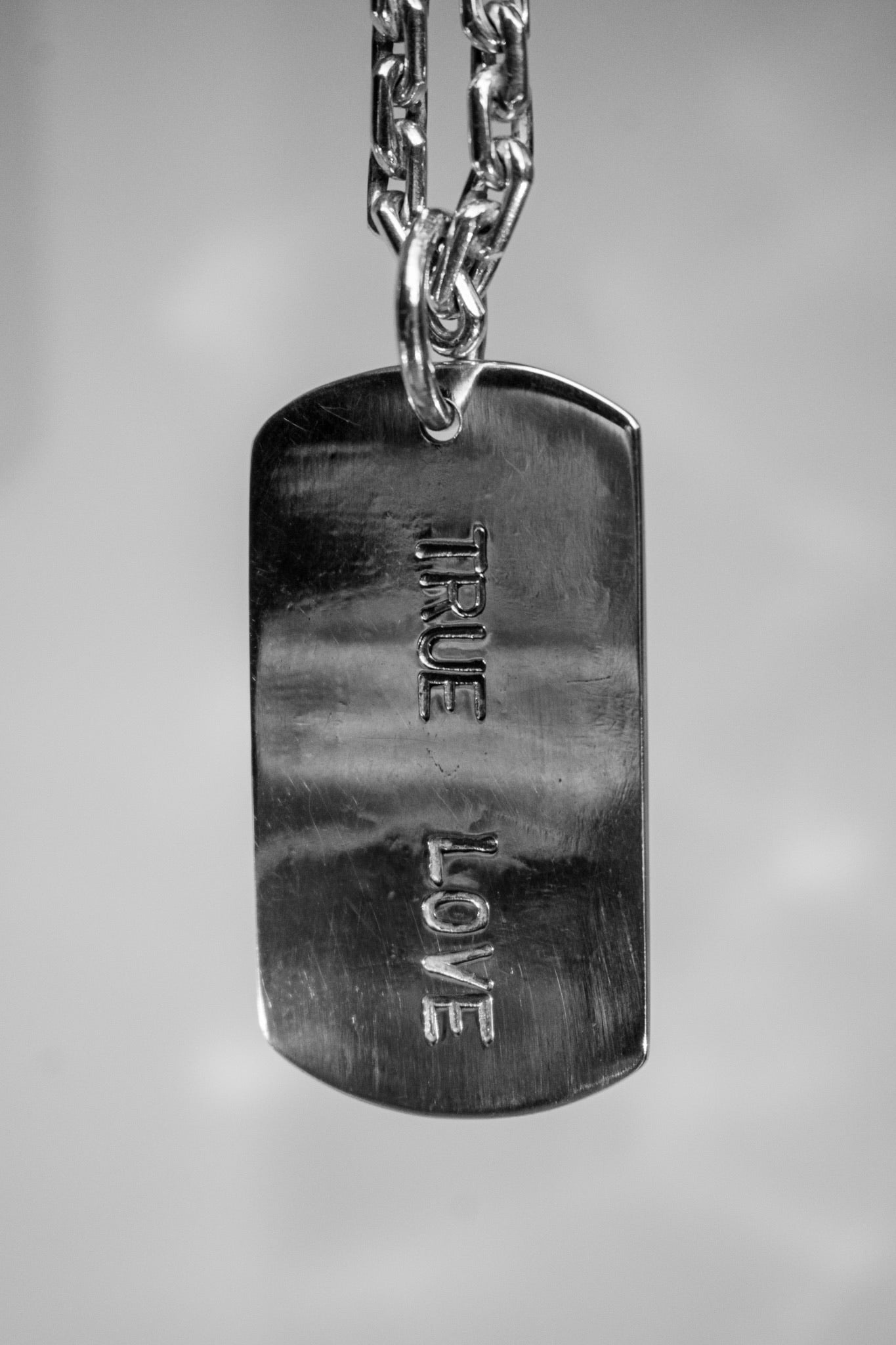 Placa True Love Silver