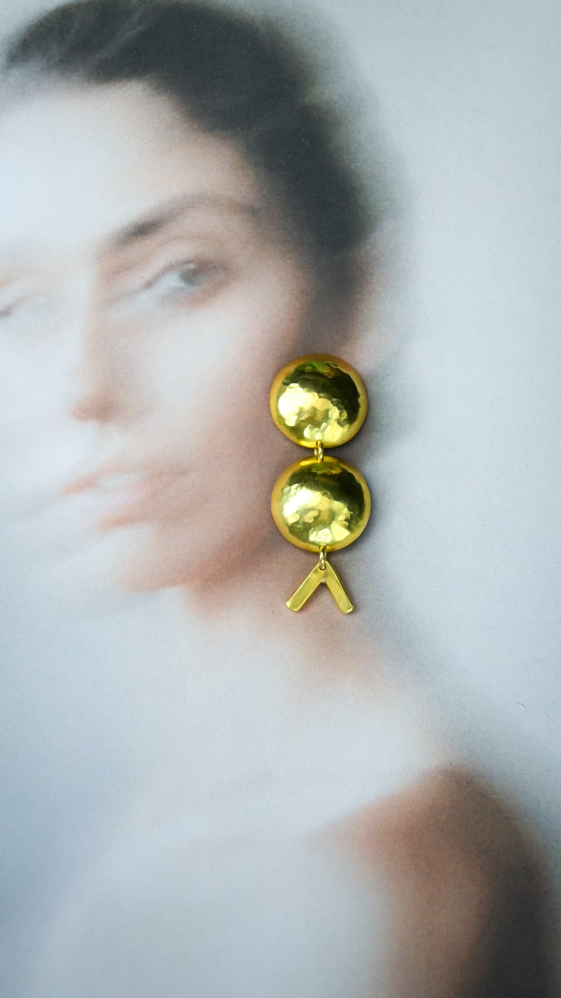 Aros Circulo Doble Bronce