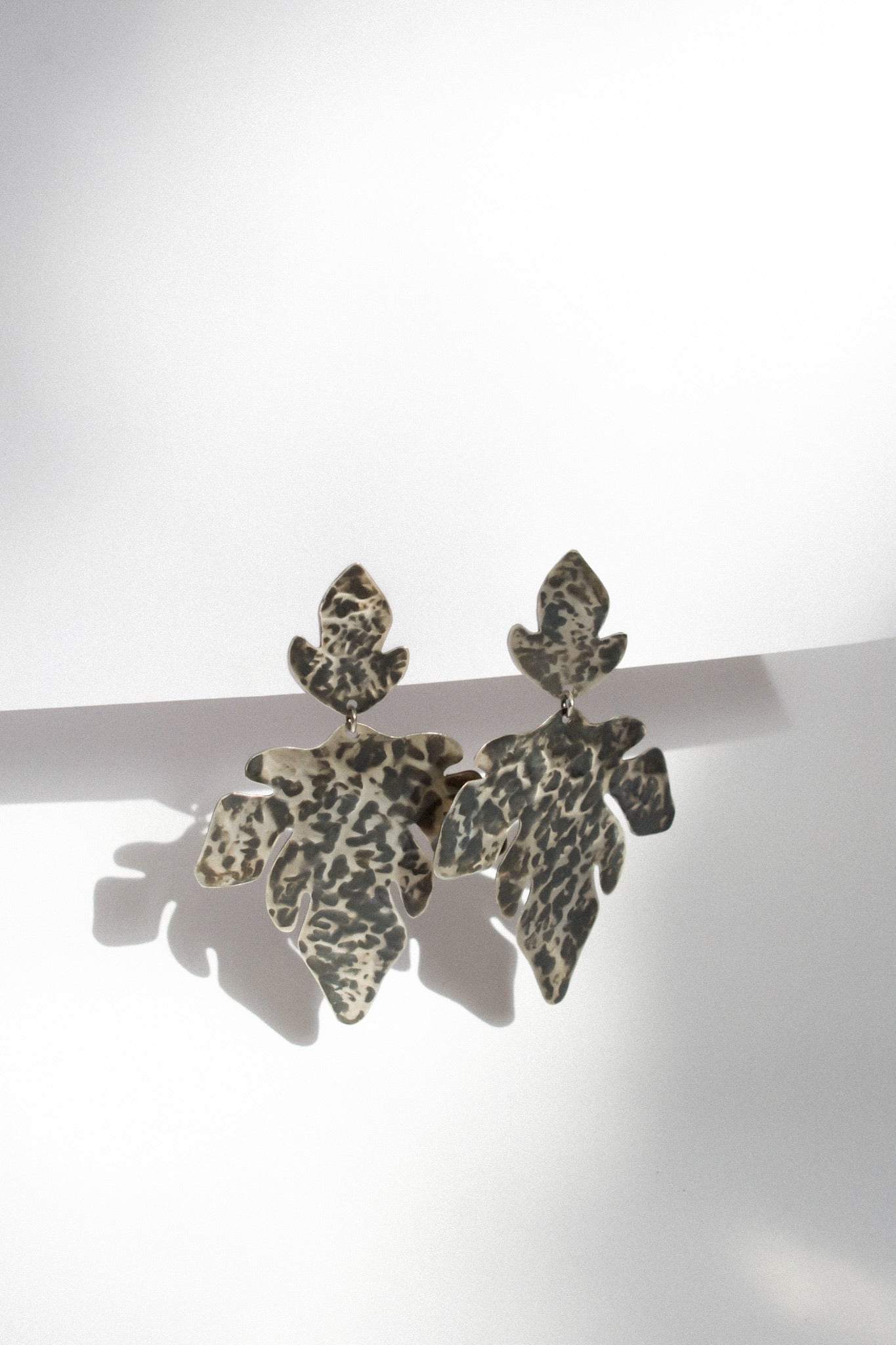 Aros Hoja de Eva Silver 