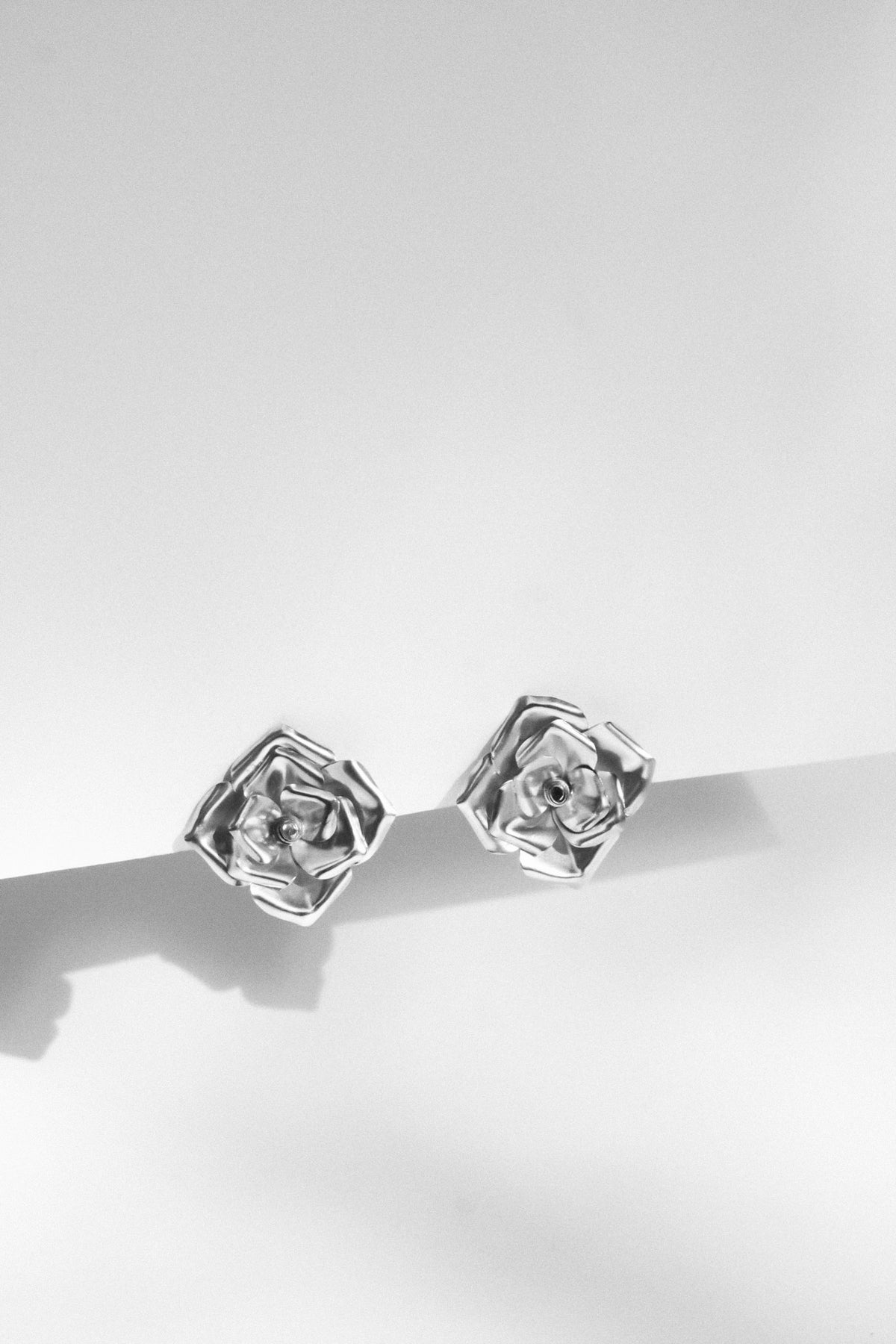 Aros Rosa Simple Plata