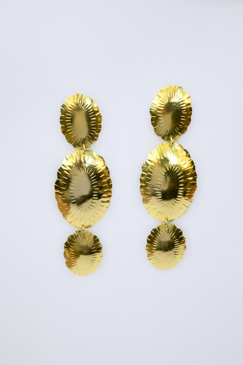 Aros Medallones Triple Bronce