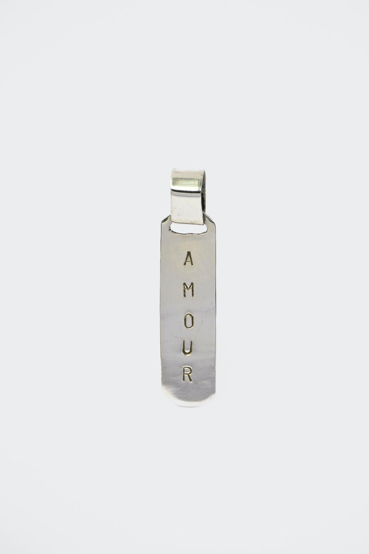 Placa Amour S Plata