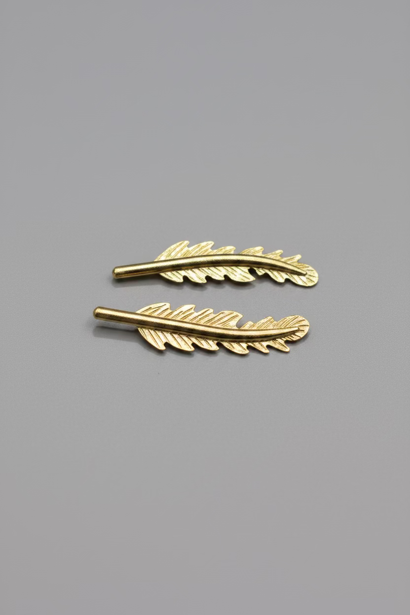 Aros Pluma S Bronce