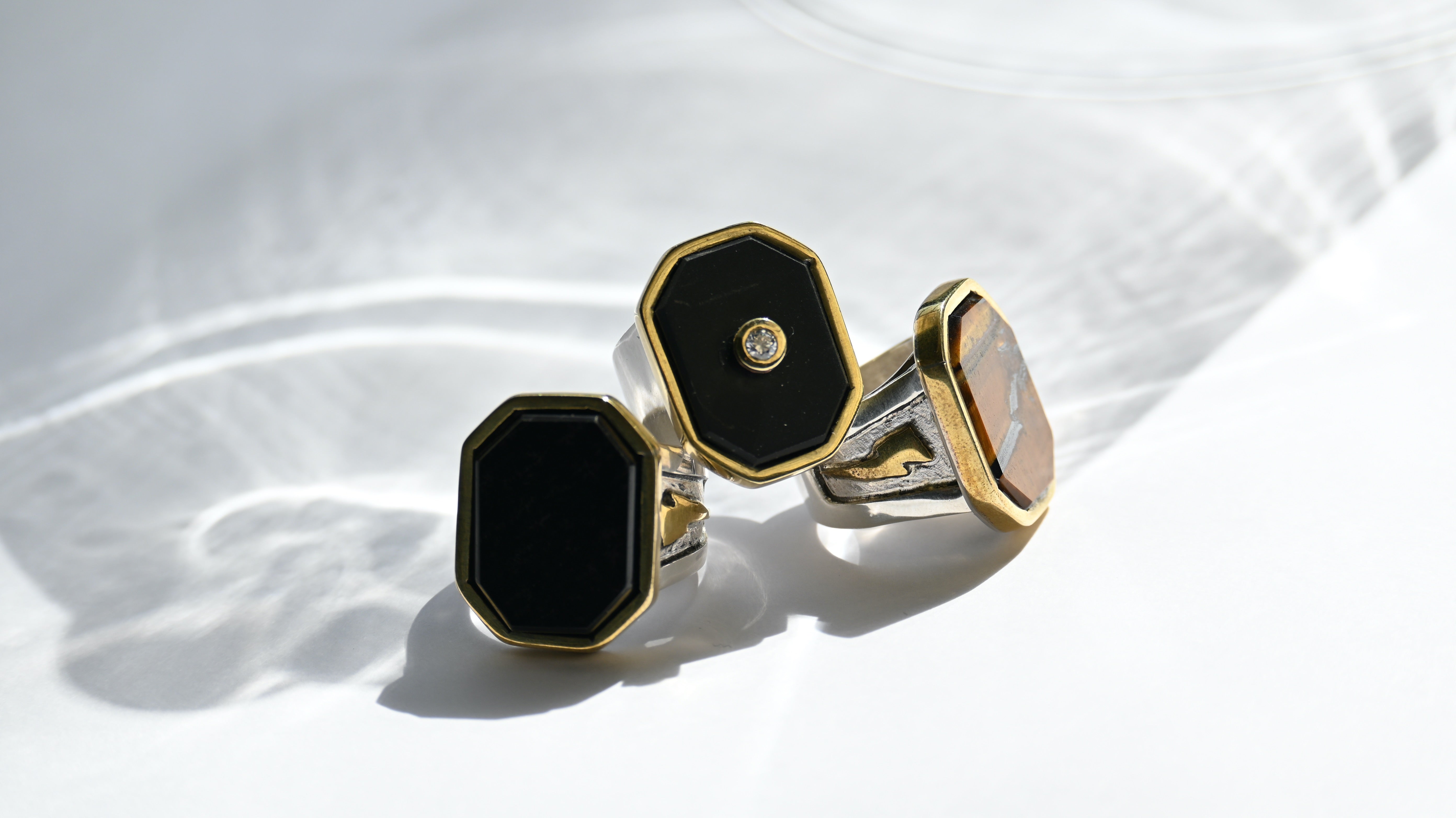 Anillo Ónix Circón A PEDIDO