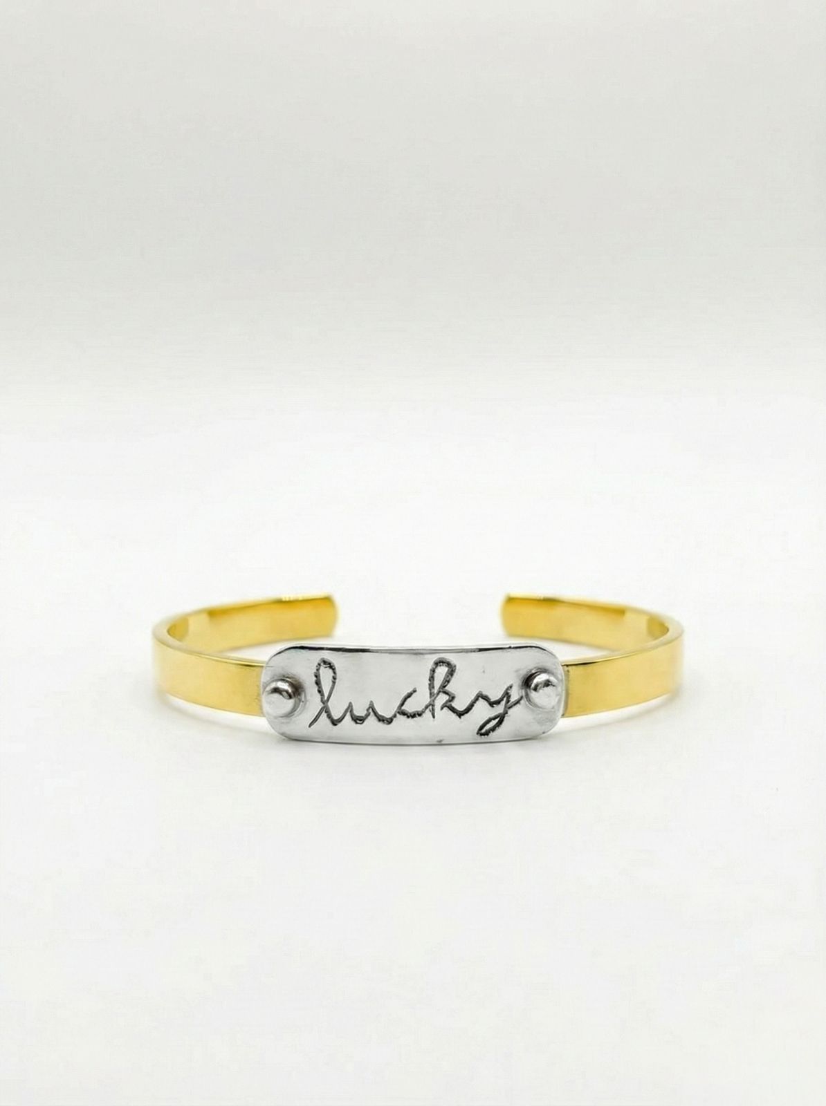 Esclava Bronce Lucky Plata