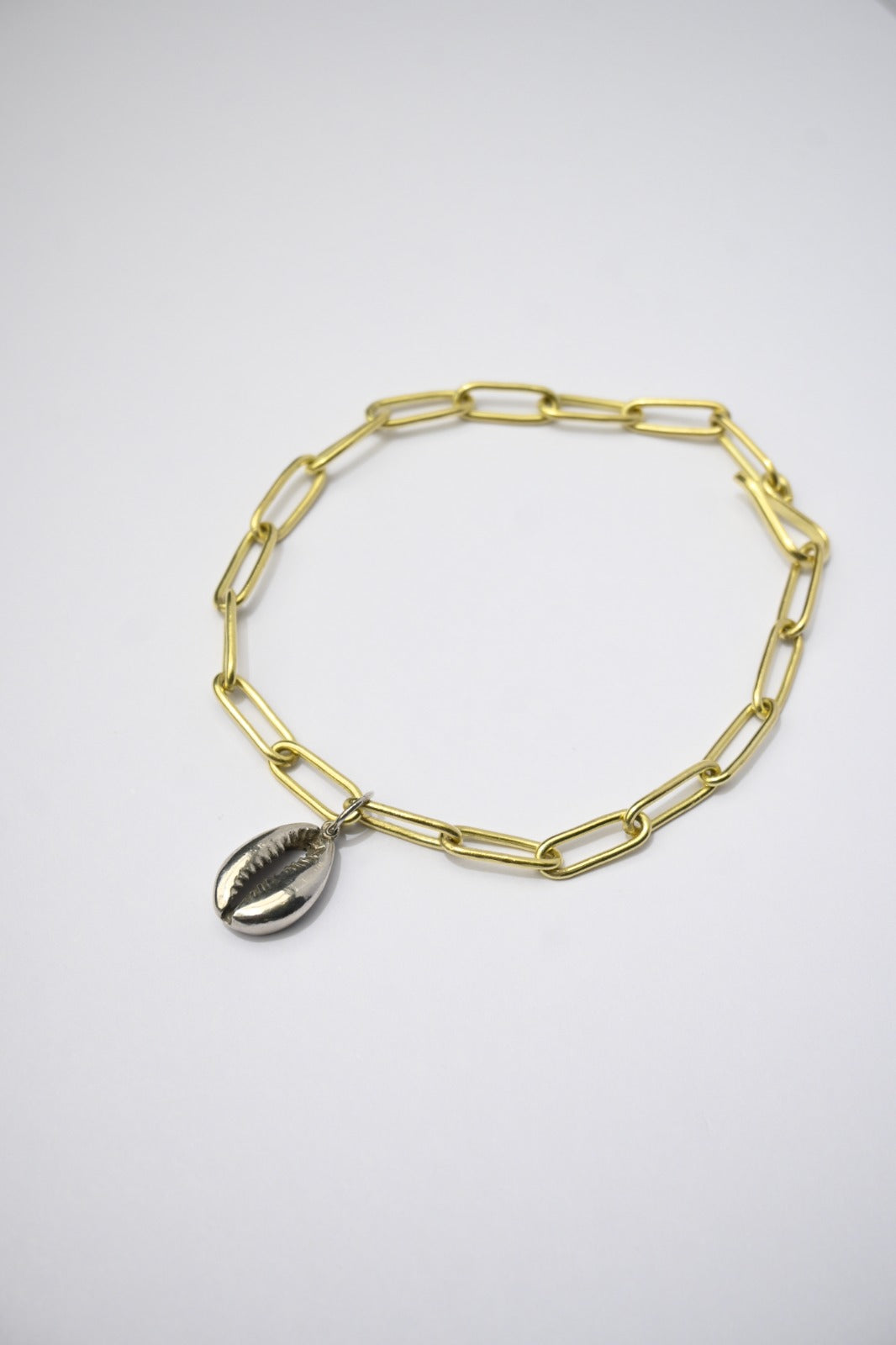 Tobillera Cadena Clip Bronce