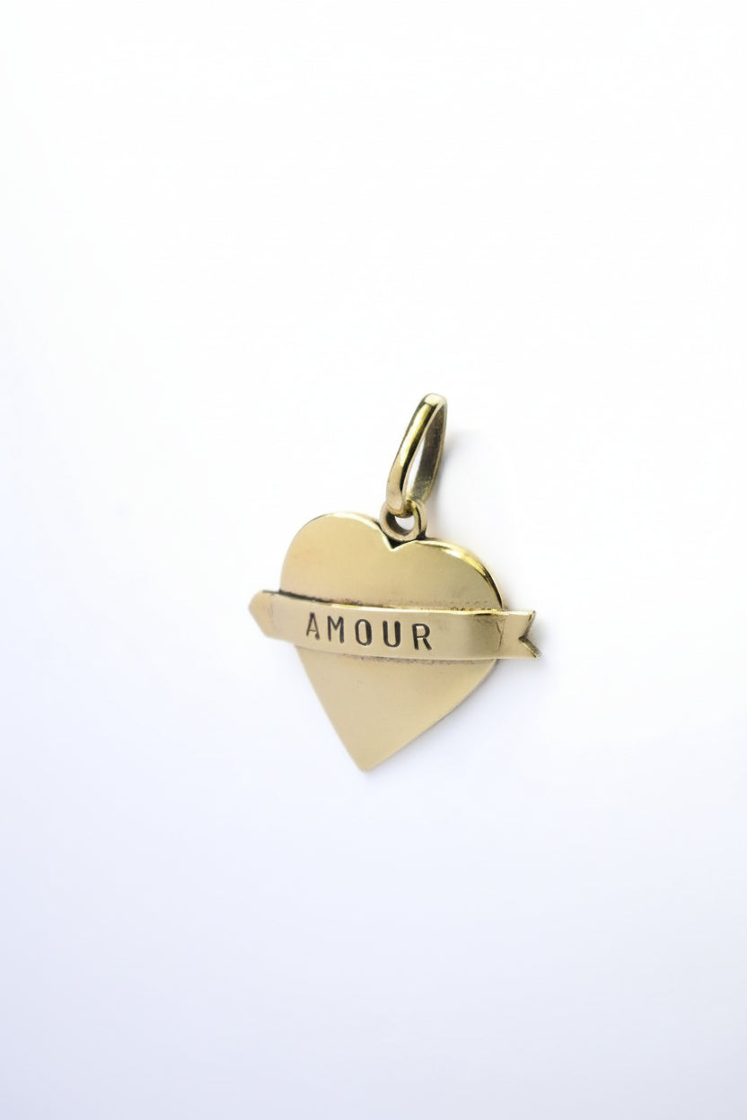 Colgante Corazón Amour Bronce