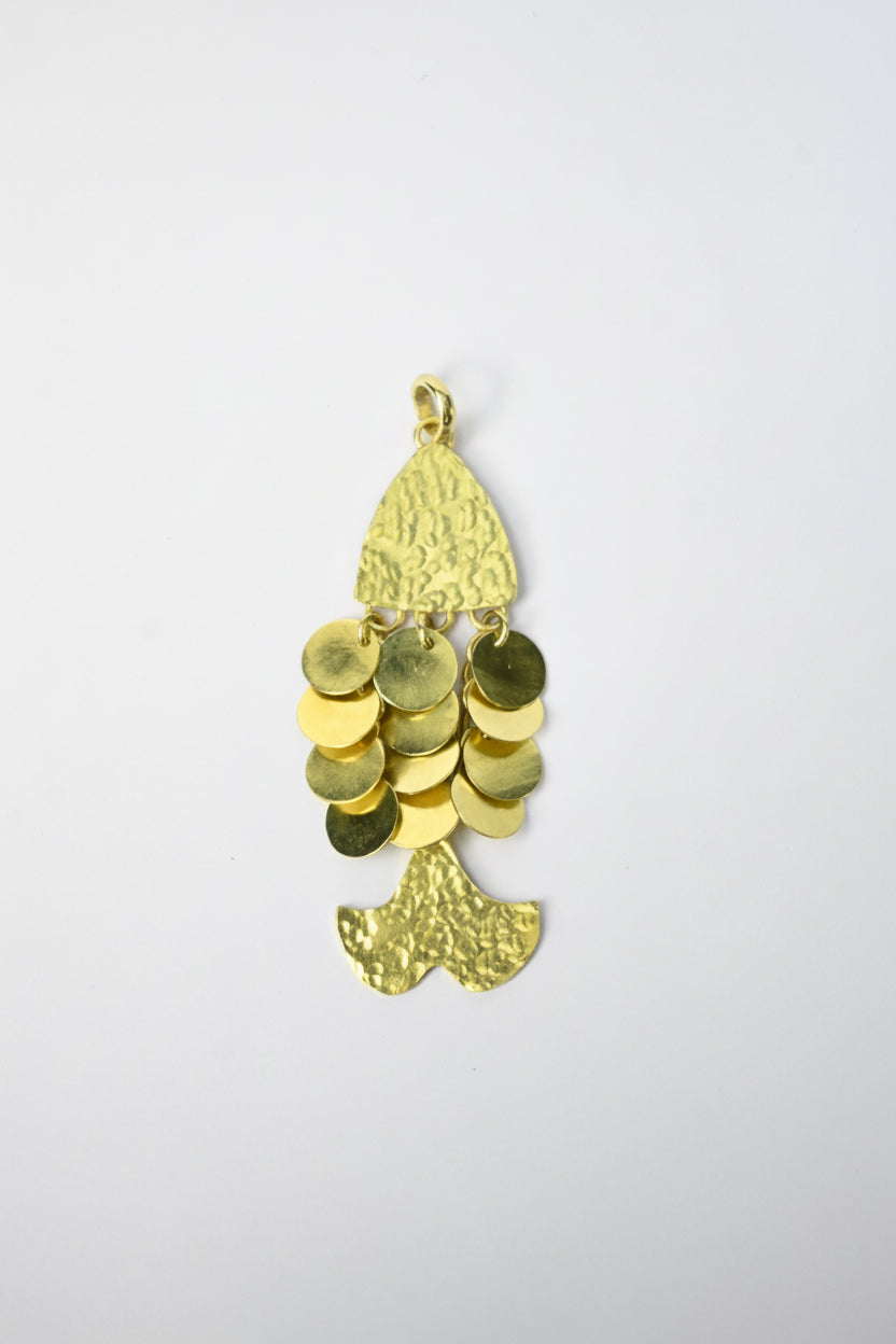 Colgante Pescado Bronce