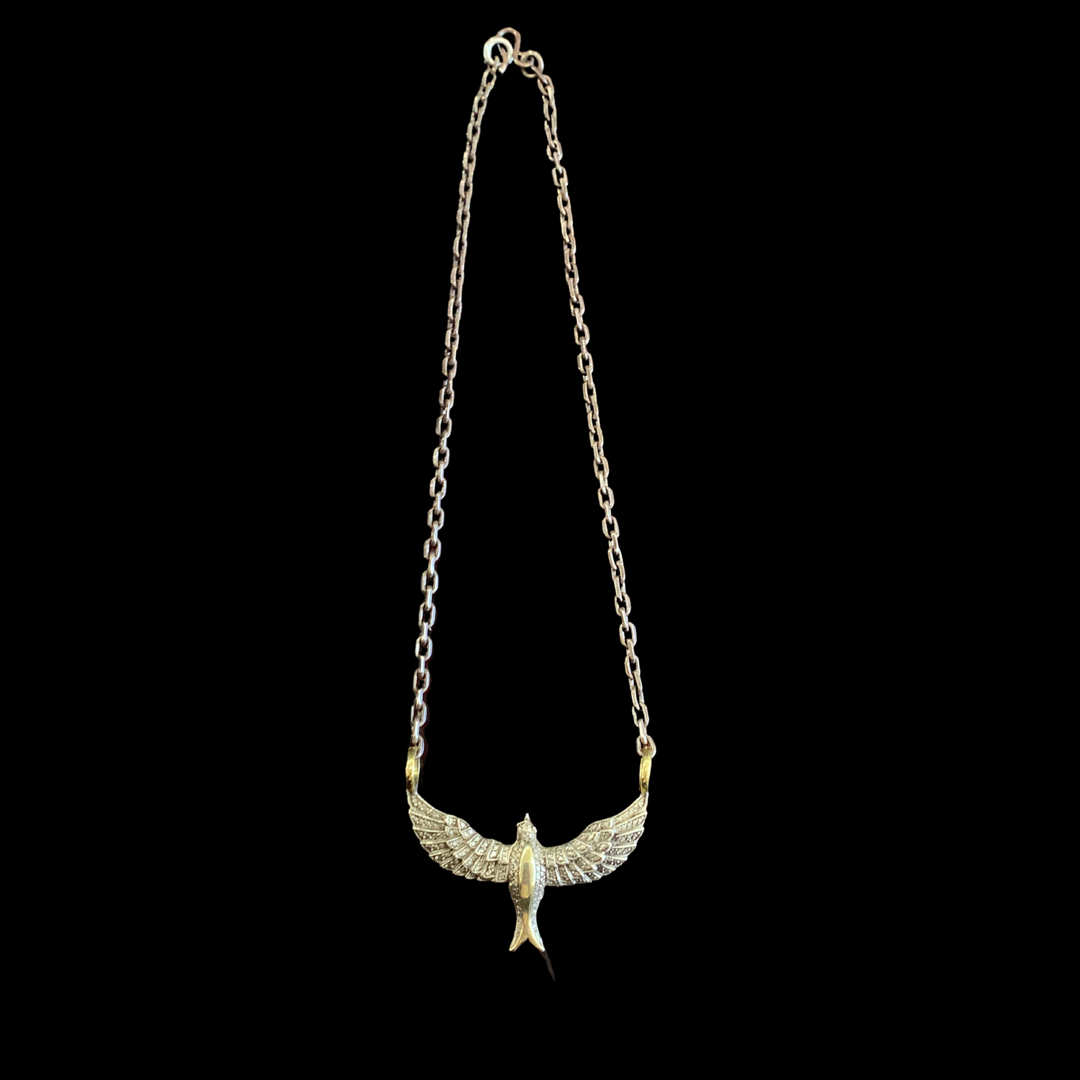 Collar Golondrina Silver 50 cms